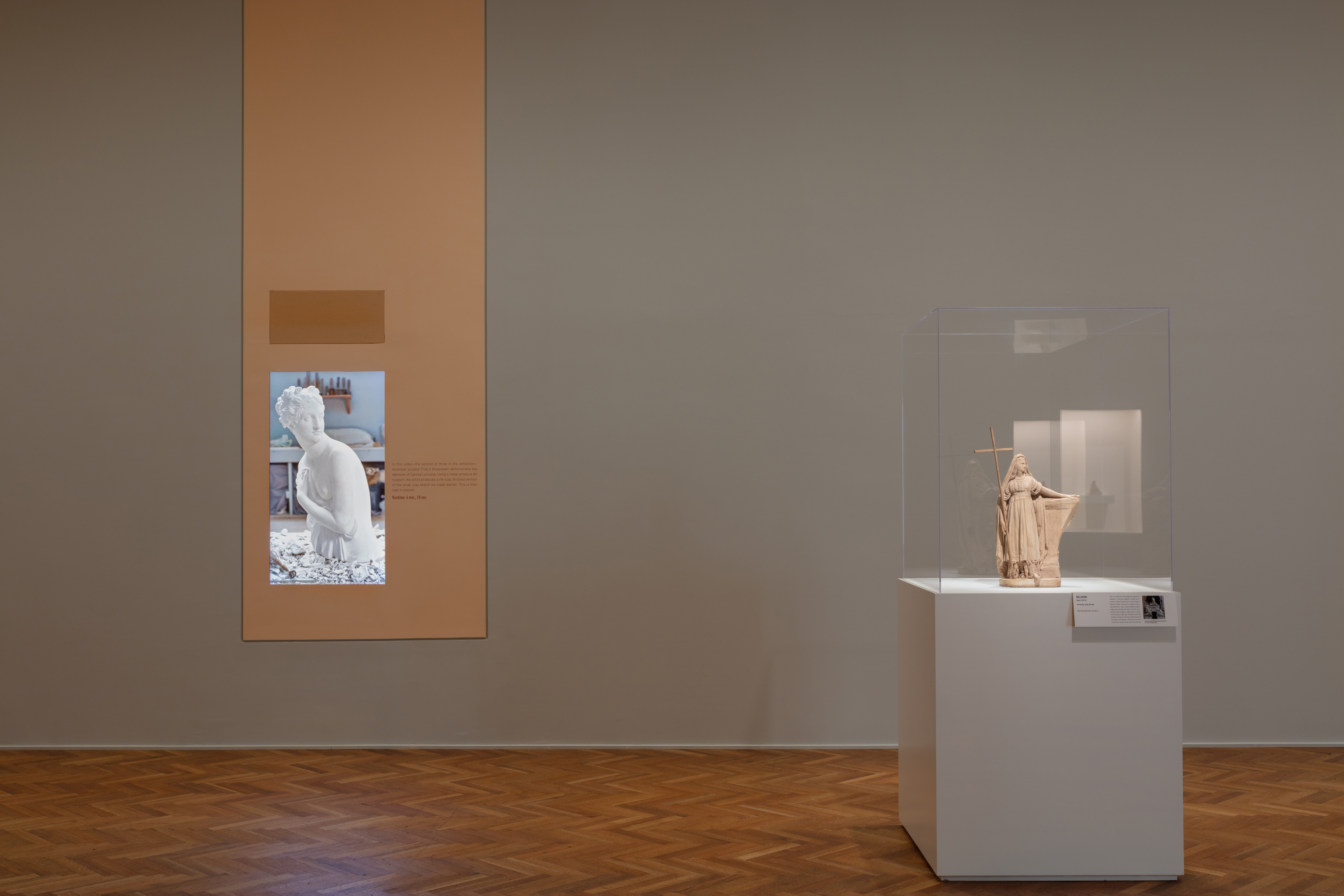Still from Canova: Sketching in Clay exhibition